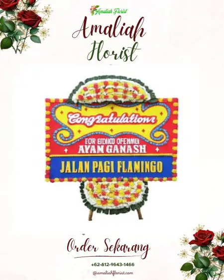 Sewa Papan Bunga Cikalang